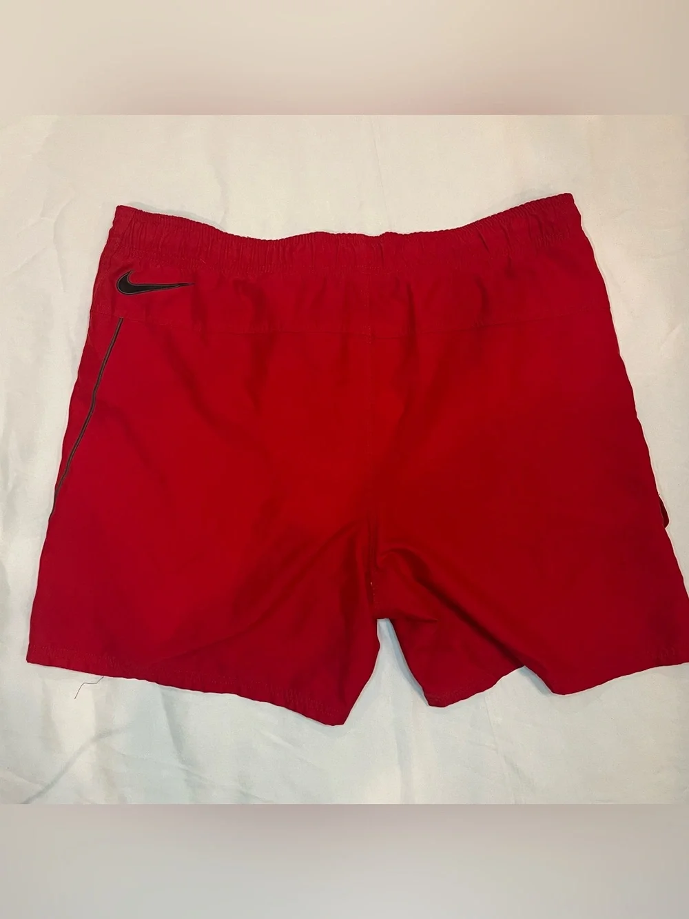 Vintage Nike Red Men's Swim Shorts